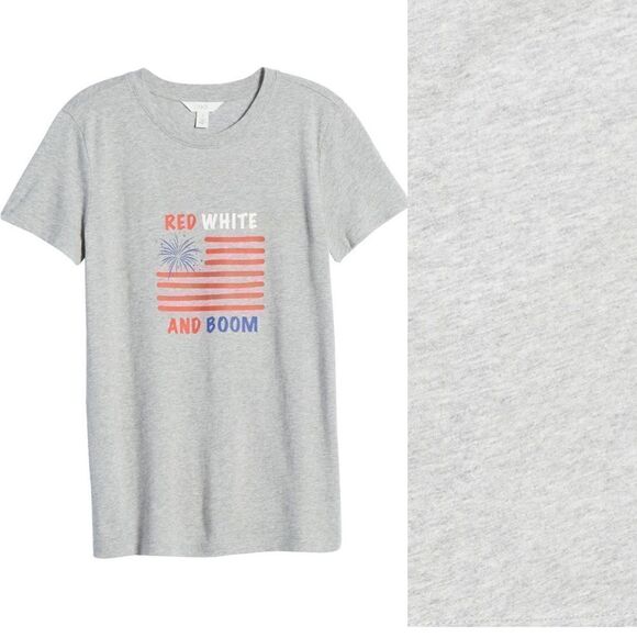 Red White and Boom Graphic Tee - Picture 2 of 3